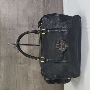 Tory Burch Black Leather Shoulder Bag